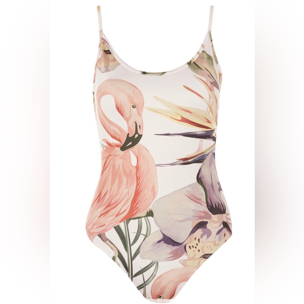 Topshop Flamingo Bodysuit size 2p